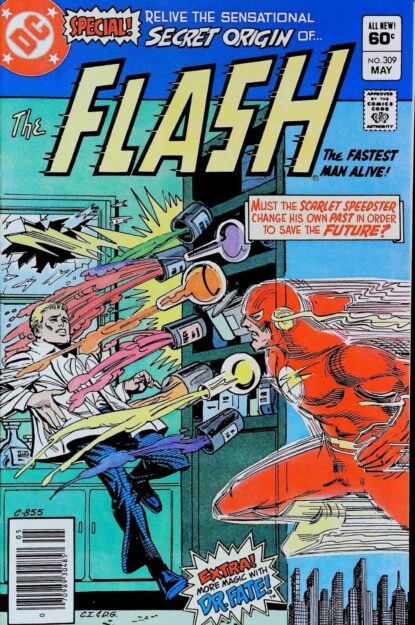 Couverture de FLASH (1959) #309 - par Carmine Infantino - lecubeacomics.com