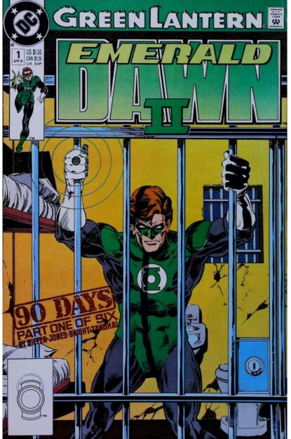 Couverture de GREEN LANTERN : EMERALD DAWN II (1991) COMPLETE SET #1-6 - par Mark Bright - lecubeacomics.com