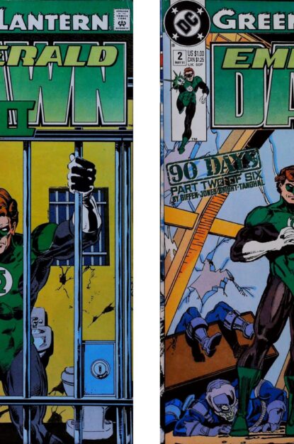 GREEN LANTERN : EMERALD DAWN II (1991) COMPLETE SET #1-6 - DC Comics - lecubeacomics.com Couverture de GREEN LANTERN : EMERALD DAWN II (1991) COMPLETE SET #1-6 - par Mark Bright - lecubeacomics.com