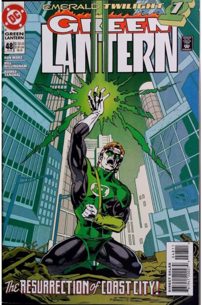 Couverture de GREEN LANTERN : EMERALD TWILIGHT (1994) ISSUE #48-50 - par Darryl Banks - lecubeacomics.com