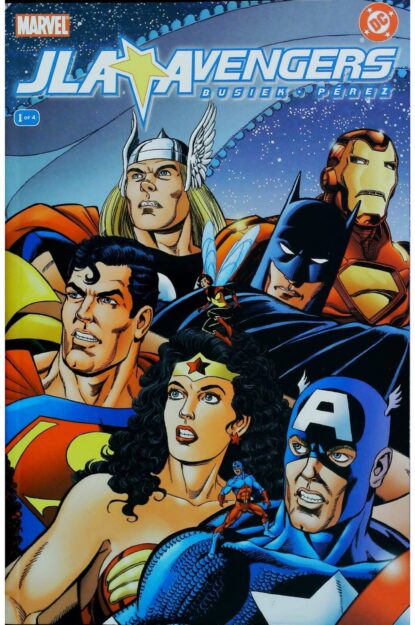 Couverture de JLA/AVENGERS (2003) COMPLETE SET #1-4 - par George Perez - lecubeacomics.com