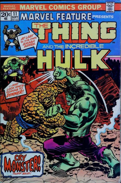 Couverture de MARVEL FEATURE (1971) #11 - par Jim Starlin - lecubeacomics.com