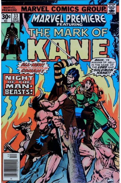 Couverture de MARVEL PREMIERE (1972) #33 - par Howard Chaykin - lecubeacomics.com