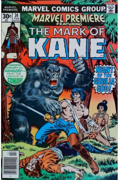Couverture de MARVEL PREMIERE (1972) #34 - par Howard Chaykin - lecubeacomics.com
