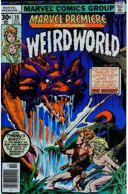 Couverture de MARVEL PREMIERE (1972) #38 - par Dave Cockrum - lecubeacomics.com