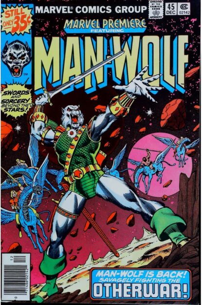 Couverture de MARVEL PREMIERE (1972) #45 - par Bob McLeod - lecubeacomics.com