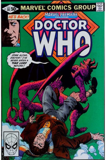 Couverture de MARVEL PREMIERE (1972) #58 - par Terry Austin - lecubeacomics.com
