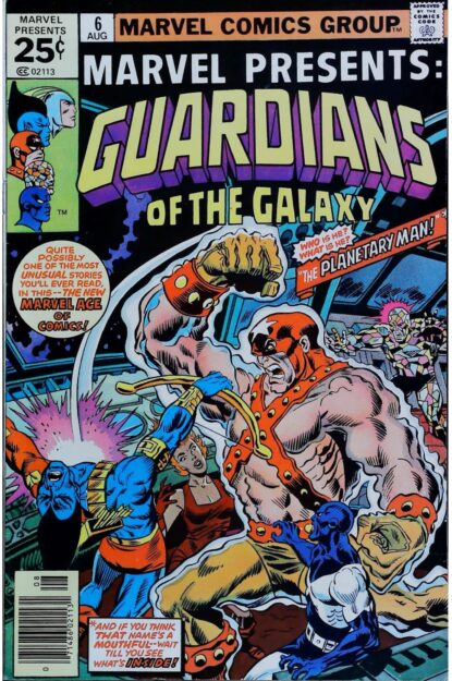 Couverture de MARVEL PRESENTS (1975) #6 - par Rich Buckler - lecubeacomics.com