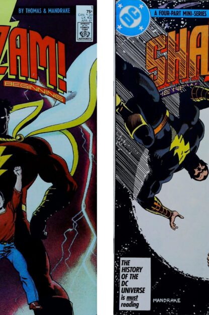 SHAZAM : THE NEW BEGINNING (1987) COMPLETE SET #1-4 - DC Comics - lecubeacomics.com Couverture de SHAZAM : THE NEW BEGINNING (1987) COMPLETE SET #1-4 - par Tom Mandrake - lecubeacomics.com