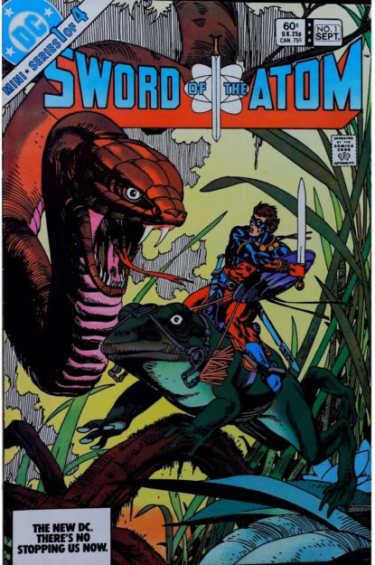 Couverture de SWORD OF THE ATOM (1983) COMPLETE SET #1-4 - par Gil Kane - lecubeacomics.com