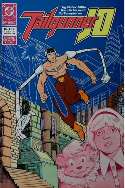 Couverture de TAILGUNNER JO (1988) COMPLETE SET #1-6 - par Tom Artis - lecubeacomics.com