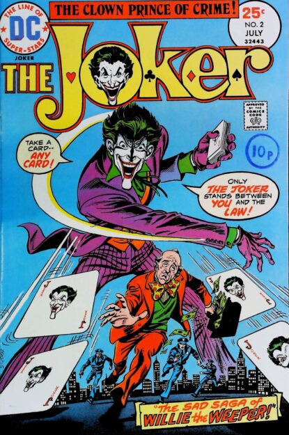 Couverture de JOKER (1975) #2 - par Ernie Chan - lecubeacomics.com