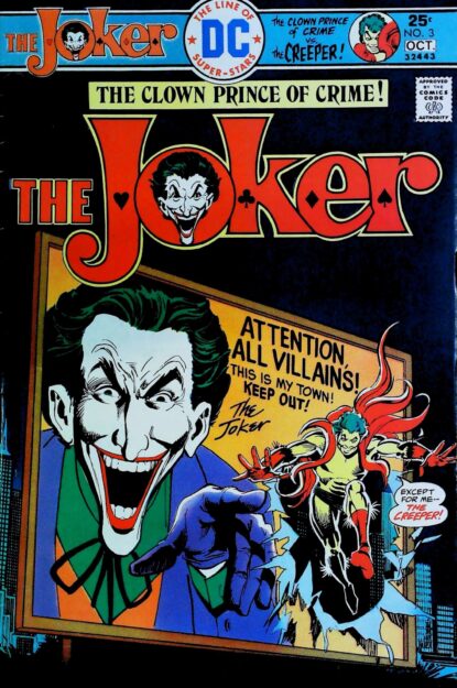 Couverture de JOKER (1975) #3 - par Ernie Chan - lecubeacomics.com