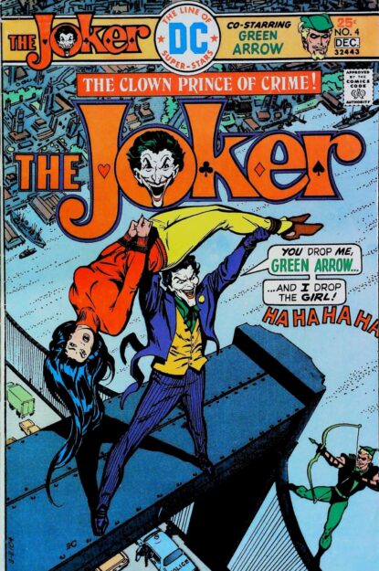 Couverture de JOKER (1975) #4 - par Ernie Chan - lecubeacomics.com
