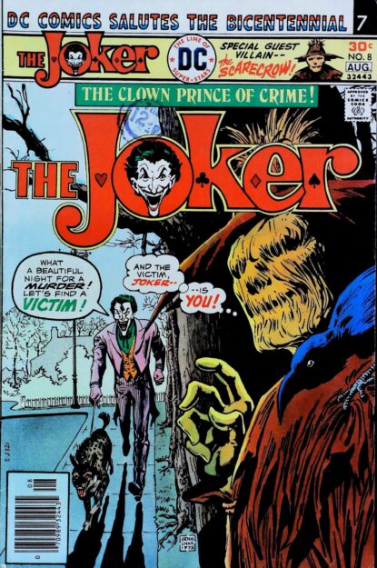 Couverture de JOKER (1975) #8 - par Ernie Chan - lecubeacomics.com
