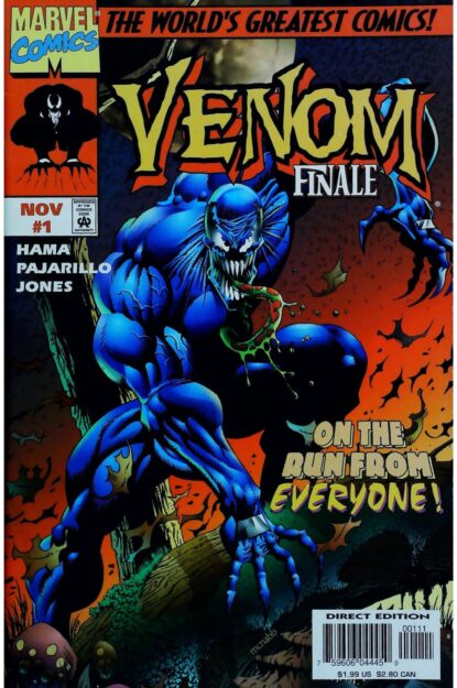 Couverture de VENOM : FINALE (1997) COMPLETE SET #1-3 - par Kyle Hotz - lecubeacomics.com