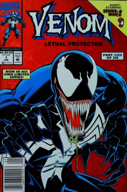 Couverture de VENOM : LETHAL PROTECTOR (1993) COMPLETE SET #1-6 - par Mark Bagley - lecubeacomics.com
