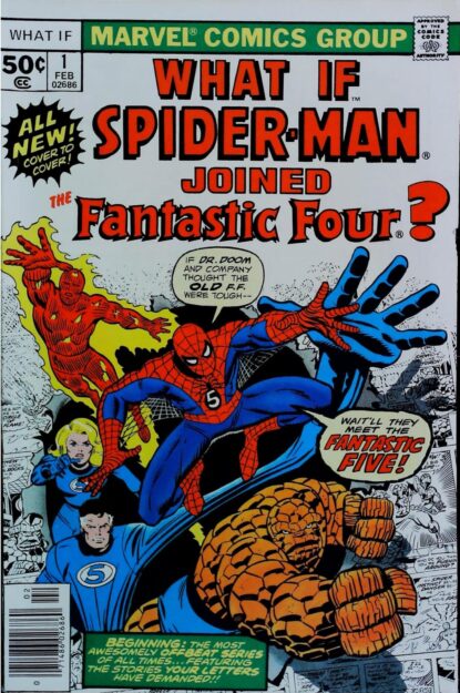 Couverture de WHAT IF (1977) #1 - par John Buscema - lecubeacomics.com