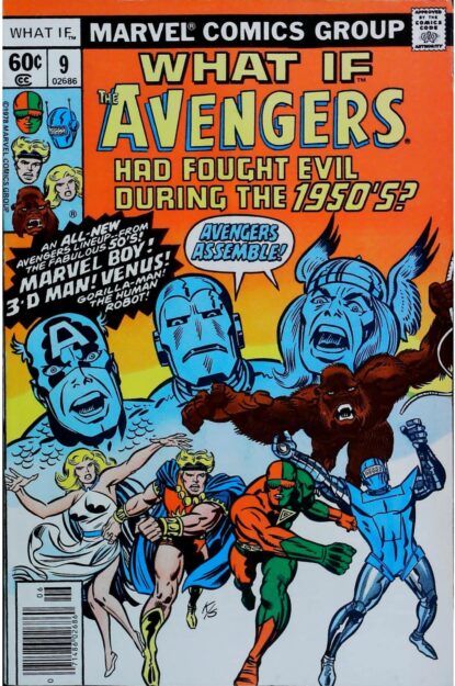 Couverture de WHAT IF (1977) #9 - par Jack Kirby - lecubeacomics.com