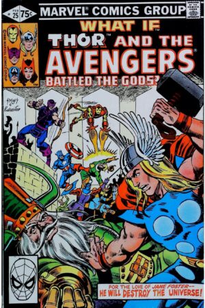 Couverture de WHAT IF (1977) #25 - par Dave Simons - lecubeacomics.com