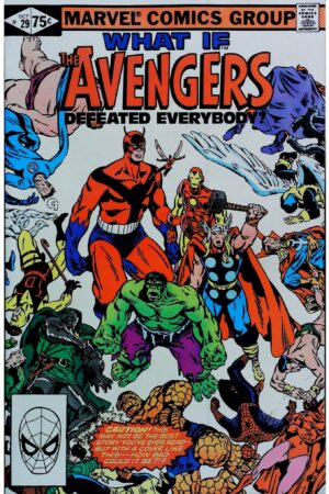 Couverture de WHAT IF (1977) #29 - par Michael Golden - lecubeacomics.com