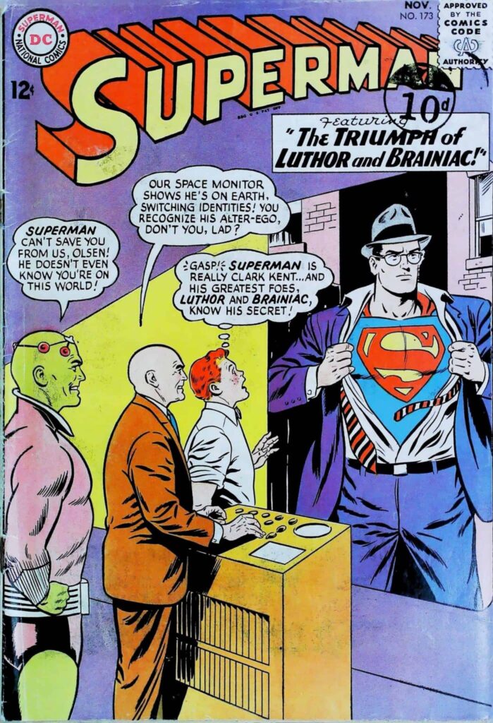 Superman #173, couverture