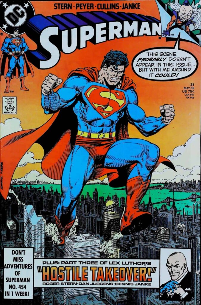 Superman #31, couverture