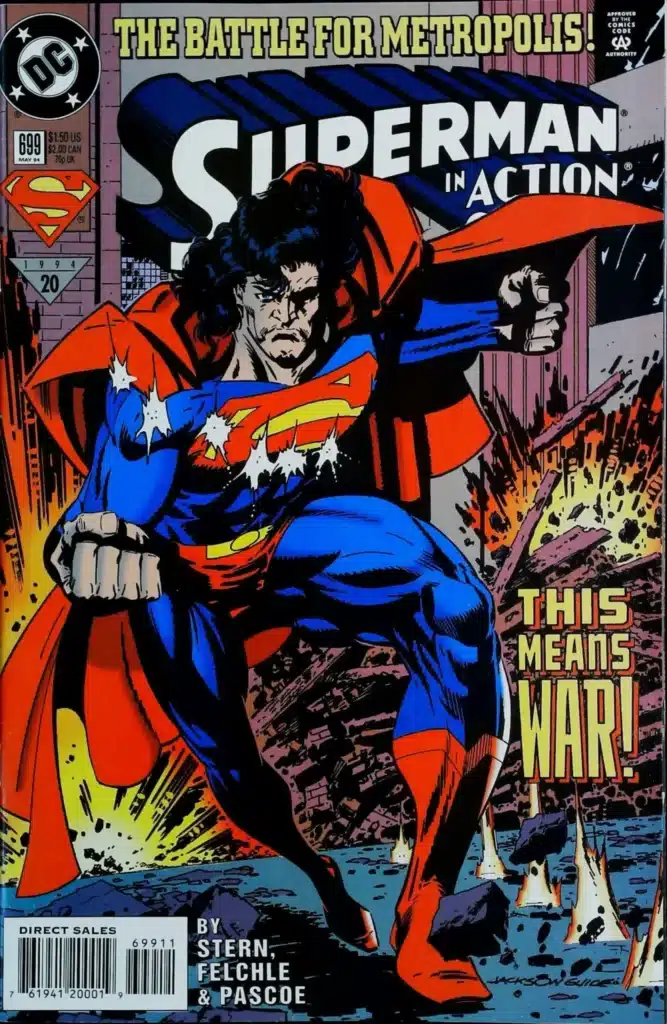 Action Comics #699, vue de l'exemplaire