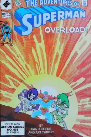Couverture de ADVENTURES OF SUPERMAN #469 - par Dan Jurgens - lecubeacomics.com