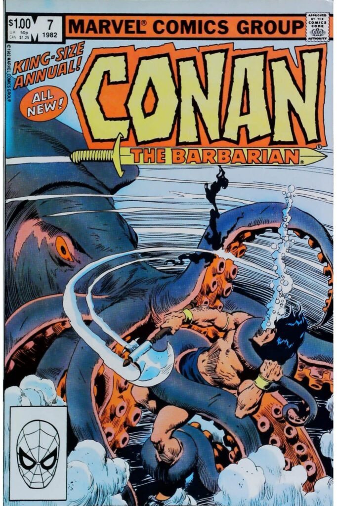 Conan The Barbarian Annual #7, vue de l'exemplaire