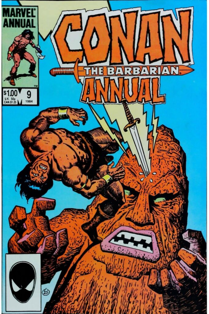 Conan The Barbarian Annual #9, vue de l'exemplaire