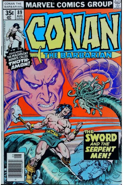 Couverture de CONAN THE BARBARIAN (1970) #89 - par John Buscema - lecubeacomics.com