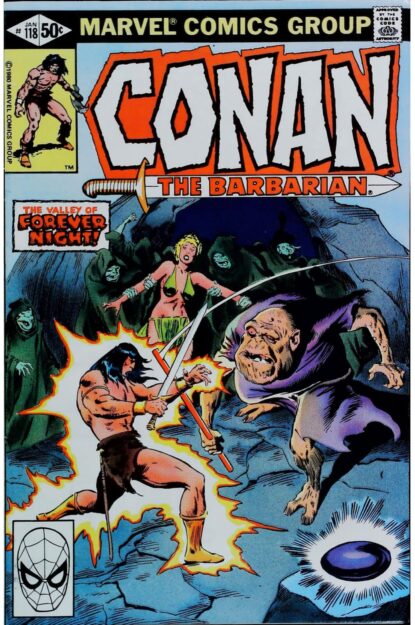 Couverture de CONAN THE BARBARIAN (1970) #118 - par John Buscema - lecubeacomics.com