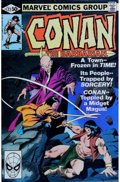 Couverture de CONAN THE BARBARIAN (1970) #122 - par John Buscema - lecubeacomics.com