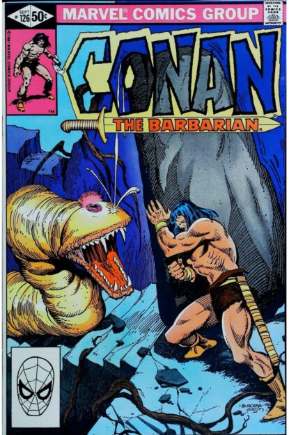 Couverture de CONAN THE BARBARIAN (1970) #126 - par John Buscema - lecubeacomics.com