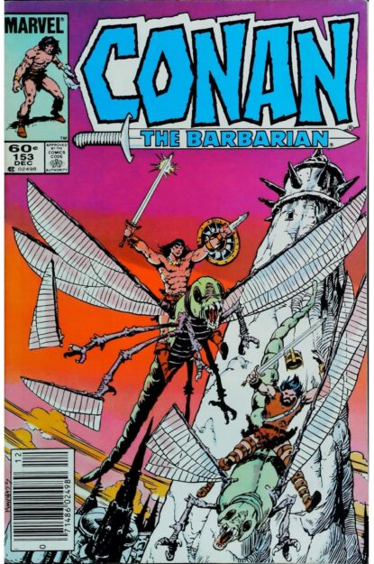 Couverture de CONAN THE BARBARIAN (1970) #153 - par Gary Kwapisz - lecubeacomics.com