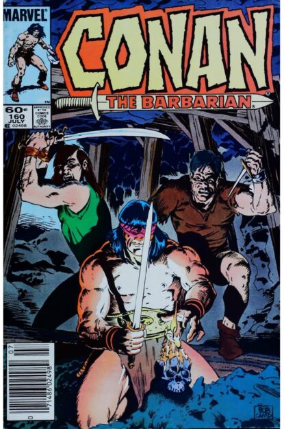 Couverture de CONAN THE BARBARIAN (1970) #160 - par Bob Camp - lecubeacomics.com
