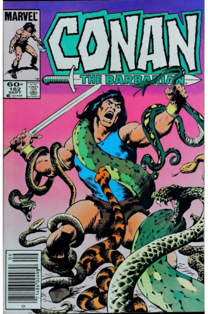 Couverture de CONAN THE BARBARIAN (1970) #162 - par John Buscema - lecubeacomics.com