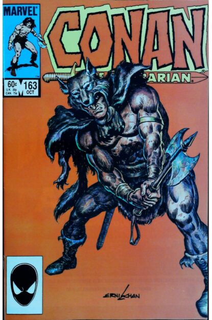 Couverture de CONAN THE BARBARIAN (1970) #163 - par Ernie Chan - lecubeacomics.com