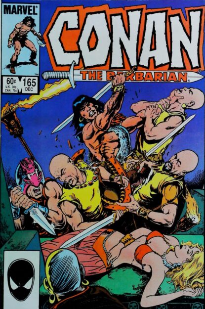 Couverture de CONAN THE BARBARIAN (1970) #165 - par Gary Kwapisz - lecubeacomics.com