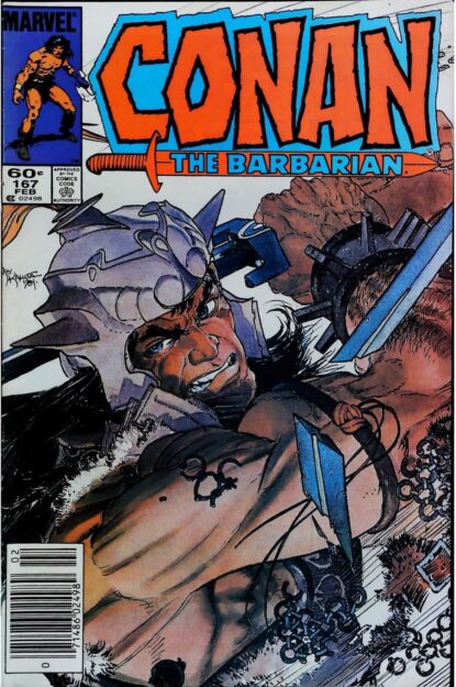 Couverture de CONAN THE BARBARIAN (1970) #167 - par Mike Kaluta - lecubeacomics.com