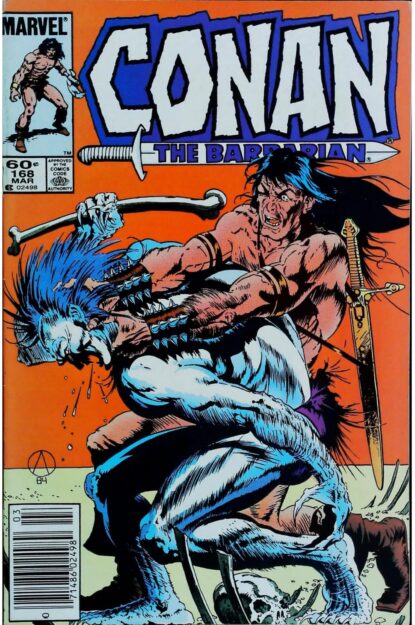 Couverture de CONAN THE BARBARIAN (1970) #168 - par Armando Gil - lecubeacomics.com