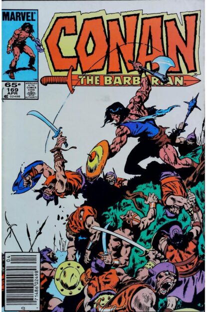 Couverture de CONAN THE BARBARIAN (1970) #169 - par John Buscema - lecubeacomics.com