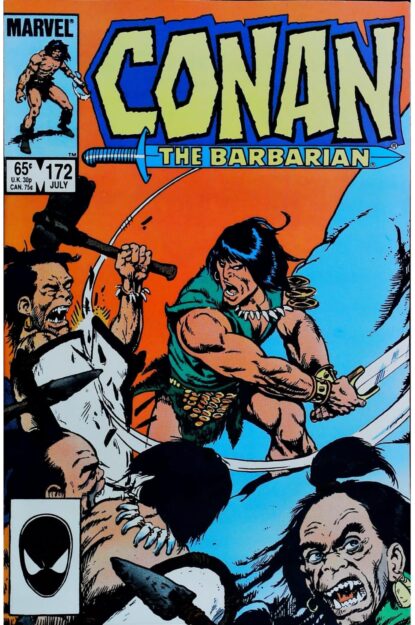 Couverture de CONAN THE BARBARIAN (1970) #172 - par John Buscema - lecubeacomics.com