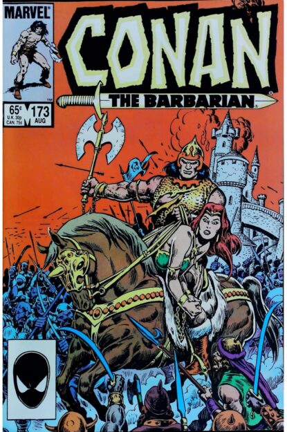 Couverture de CONAN THE BARBARIAN (1970) #173 - par John Buscema - lecubeacomics.com