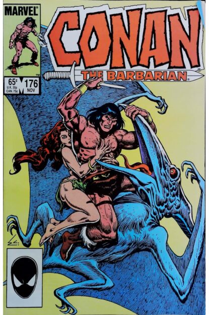 Couverture de CONAN THE BARBARIAN (1970) #176 - par Ernie Chan - lecubeacomics.com