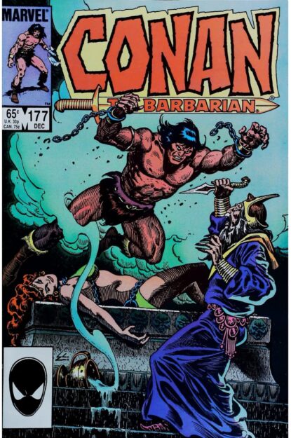 Couverture de CONAN THE BARBARIAN (1970) #177 - par Ernie Chan - lecubeacomics.com