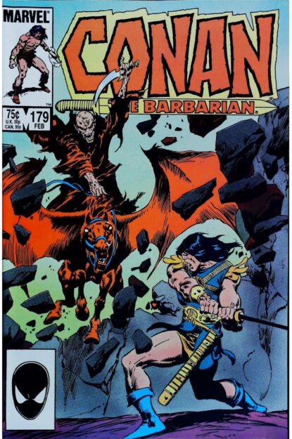 Couverture de CONAN THE BARBARIAN (1970) #179 - par John Buscema - lecubeacomics.com
