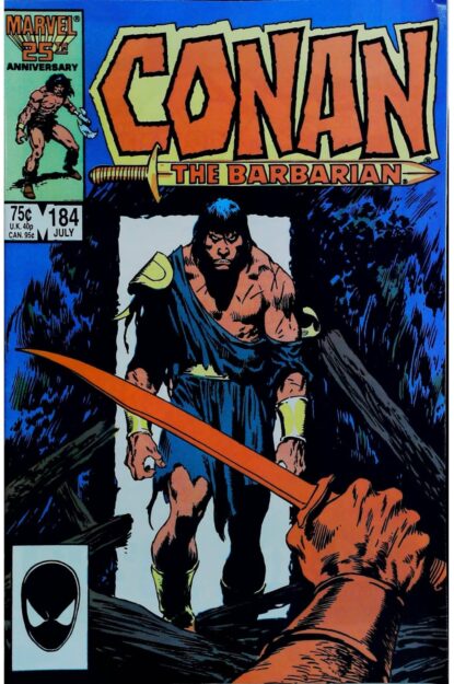 Couverture de CONAN THE BARBARIAN (1970) #184 - par Ernie Chan - lecubeacomics.com