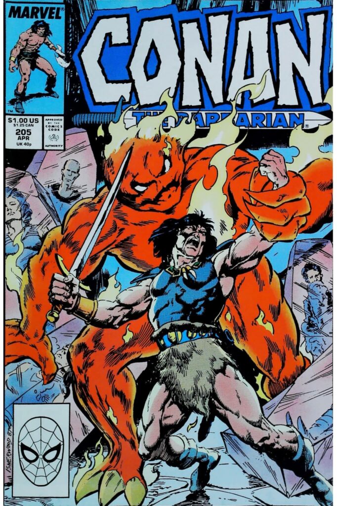 Conan The Barbarian #205, vue de l'exemplaire